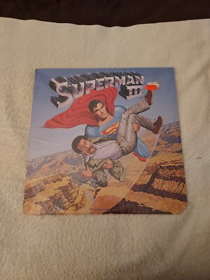 Superman III~Motion Picture Soundtrack LP~1983 WB REC~Ken Thorne Giorgio Moroder