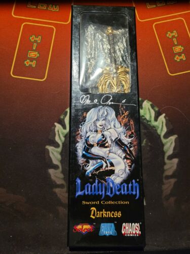 Lady Death Sword Collection Darkness Signed By Pulido Diamond Select Eternal Toy
