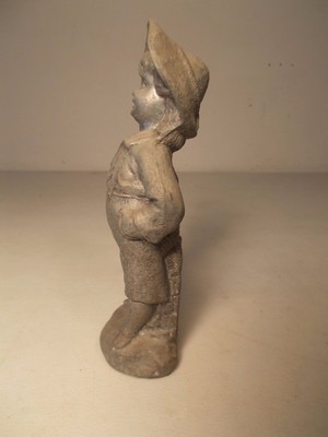 Antique Boy Finial  Figurine Statute not Round Oak Stove