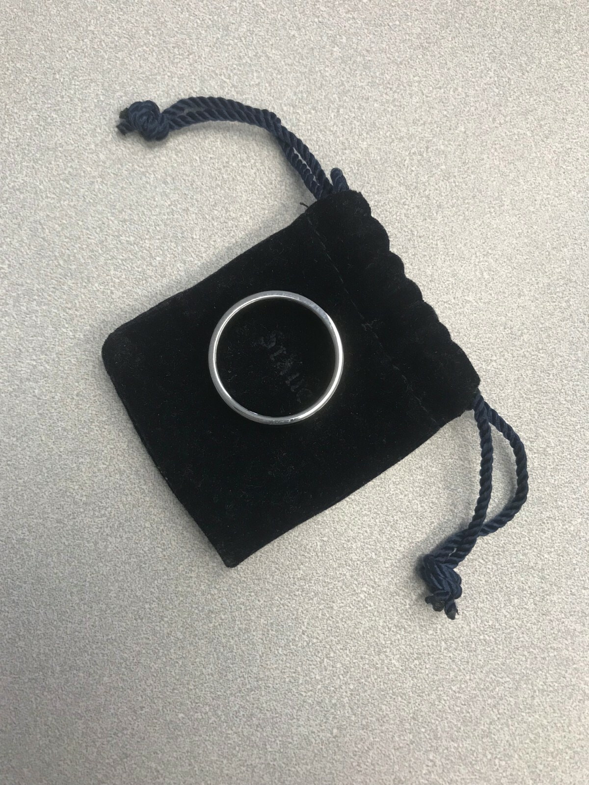 Stauer Men's Tungsten Ring Size 11 NEW