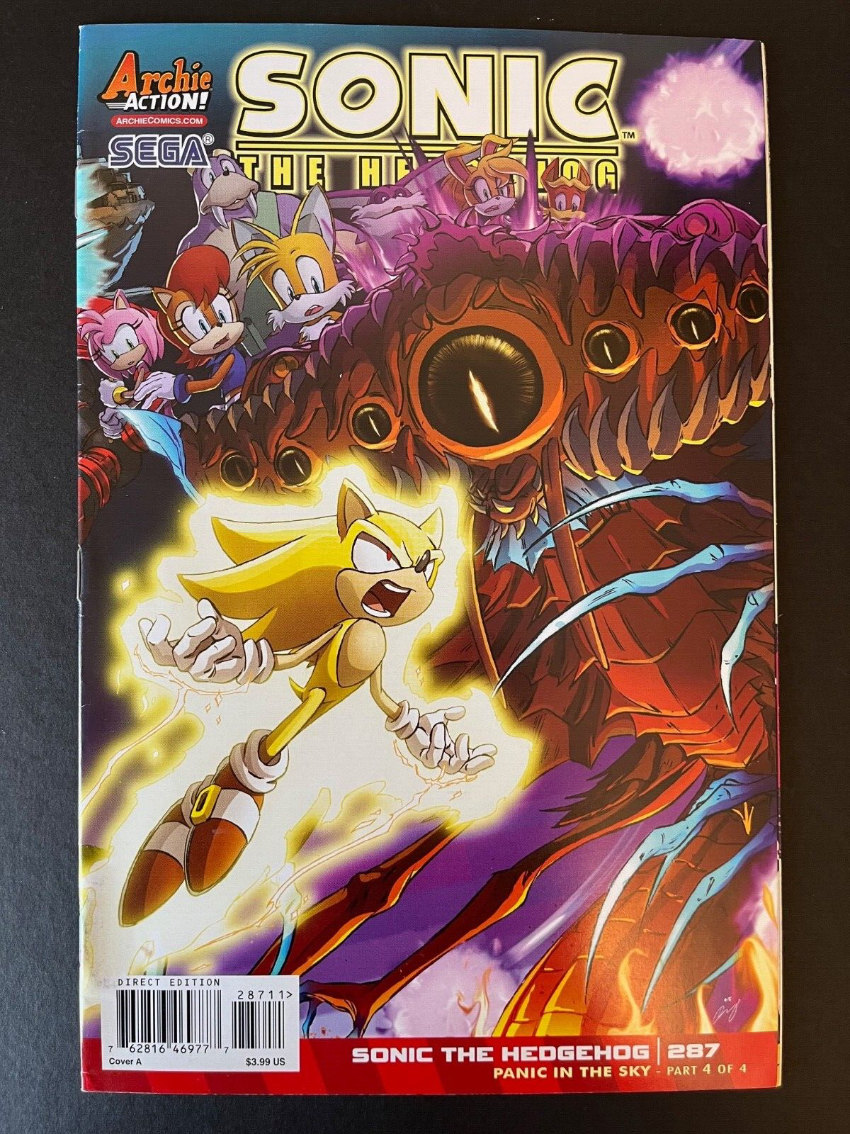 SONIC THE HEDGEHOG 287! 2016 NM! Archie Comics! Super Sonic