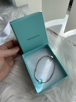 100% Authentic Pandora Charm Bracelet Set, Silver 925. With Tiffany Box