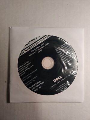 Dell Windows 7 professional  SP1 64 Bit Reinstallation Dell laptop Dvd DVD