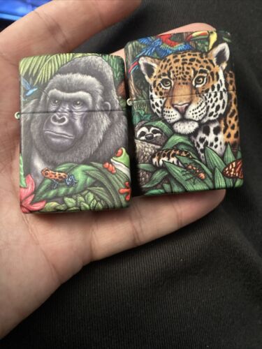 Zippo 25th Anniversary Mysteries of the Forest Lighter Set Zippo 25th Anniversary Mysteries of the Forest Lighter Set