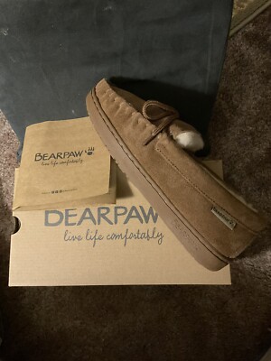 BEARPAW MOC II YOUTH Slipper/Shoe-SIZE 4M-Brandnew In Orig. Box