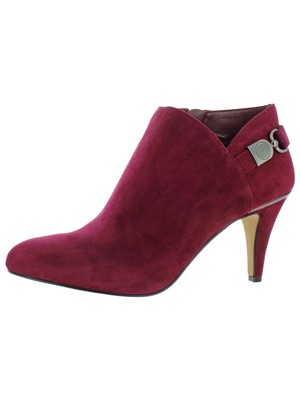 

VINCE CAMUTO Женские бордовые кожаные ботильоны на молнии с миндалевидным носком и шпильками, длина 8,5 м, Burgundy, 0304DD0750