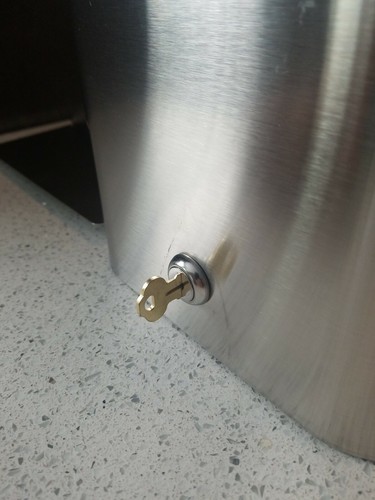 Sanitary Napkin Disposal container for a restroom commercial use