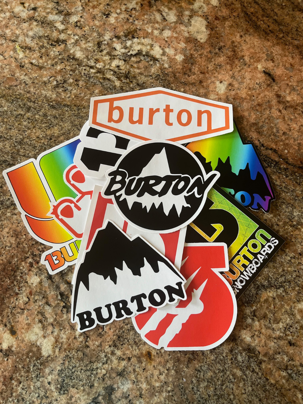 Burton Sticker Pack / Lot - 10 Ski Snowboard vinyl decals | eBay