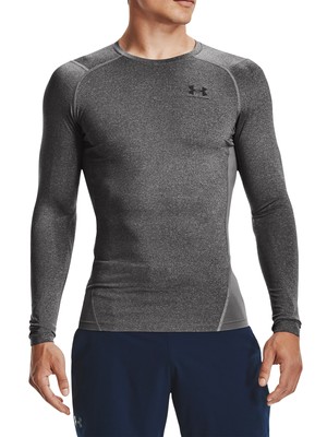 

Мужская футболка с длинным рукавом Under Armour HeatGear, серая, Grey, 1361524-090