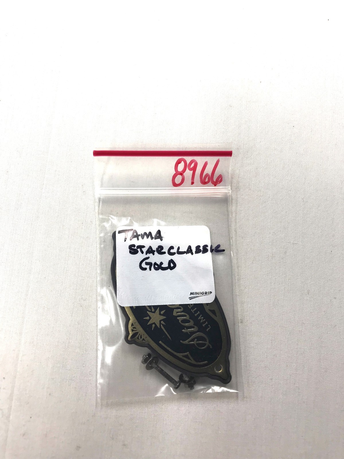 Tama Percussion Star Classic Birch Babinga Gold Drum Badge OEM Repair Parts