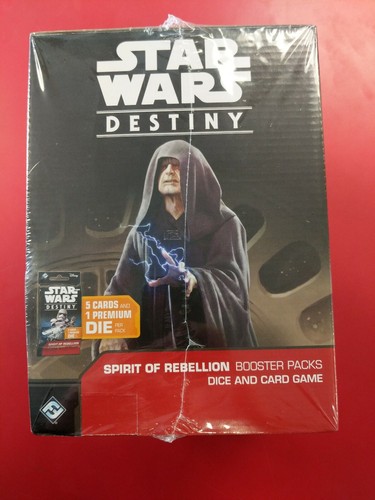 Spirit of Rebellion Booster Box - Star Wars Destiny - 36 Packs Factory Sealed