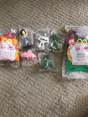 Lot Of 7 Rare Disney Pixar TOY STORY Happy Meal/cereal Figures. Woody Buzz