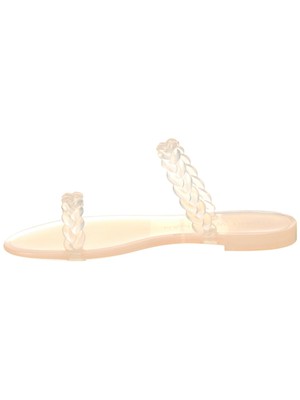 

STUART WEITZMAN Женские бежевые плетеные сандалии Sawyer без шлепок с круглым носком, Бежевый, SA737