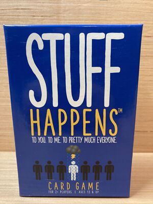 Stuff Happens - To You To Me To Pretty Much Everyone Sealed Brand NEW! Card Game
