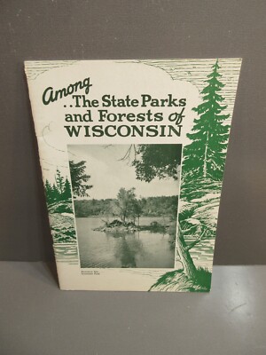Vintage Among the State Parks of Forests of Wisconsin Booklet