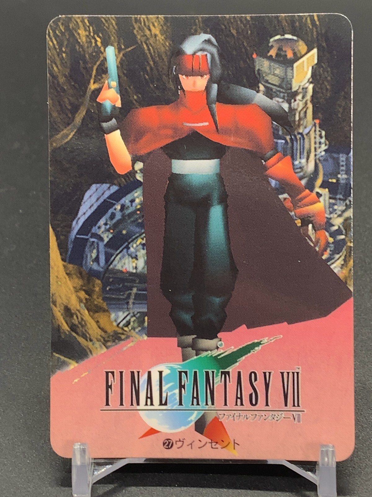 Vincent Valentine 27 Final Fantasy 7 Bandai Card TCG Square 1996