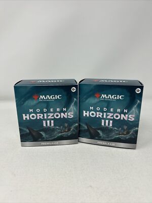 Lot Of 2x Modern Horizons 3 Prerelease Pack / Kit / Box III MTGMH3 MH3 EJ4