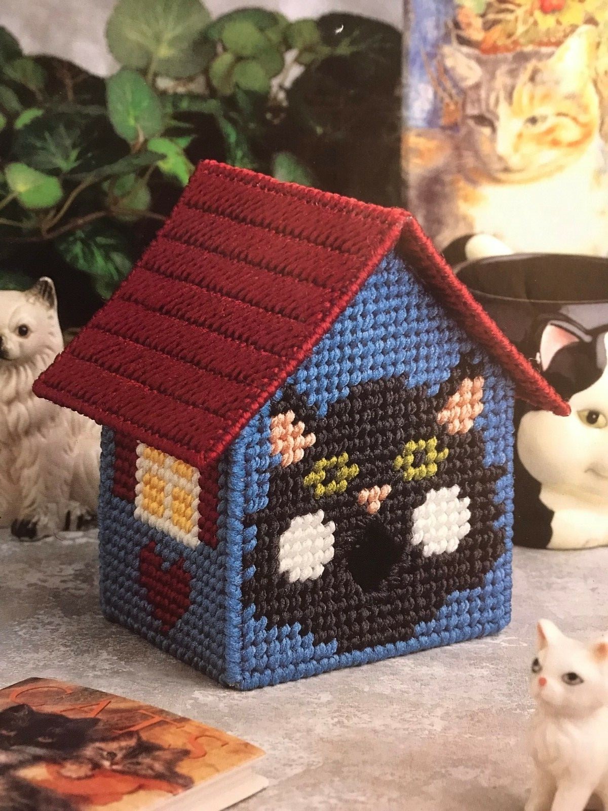 Annies Attic Club Plastic Canvas Patterns Centerpieces / Covers / Vases / Decor