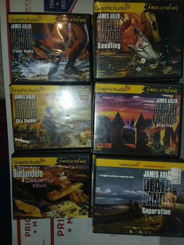 1DEATHLANDS Lot of 31 Graphic Audio Books CD's JAMES AXLER + More Axler CD Books