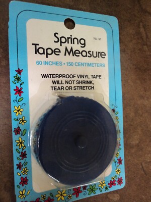 SPRING TAPE MEASURE.  FROM COLLINS/PRYM DRITZ.  60 INCHES.