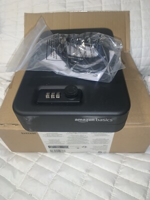 Portable Safe Box Combination Security Case Lockbox with Code See Description