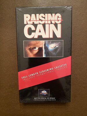 Raising Cain VHS Screener Promo Tape Brand New Sealed