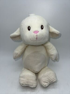 Kelly Toy Baby Lamb Rattle Clip-On Plush Stuffed Animal 10''