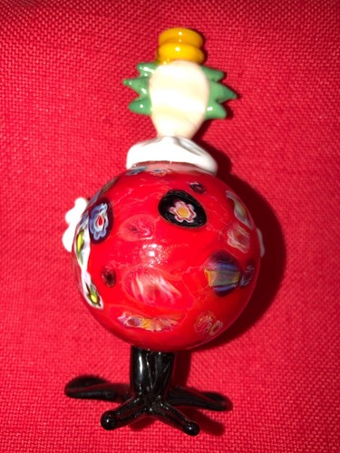 MURANO STYLE GLASS CLOWN FIGURINE 4
