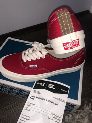 vans red chili