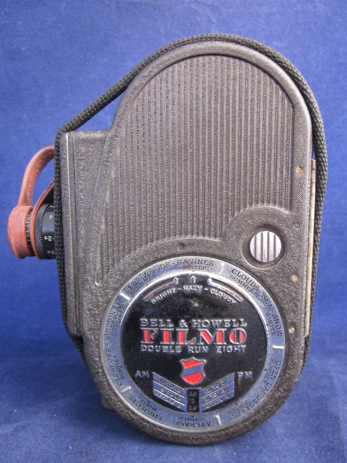 BELL & HOWELL Filmo Double Run Eight Movie Camera WindUp Sportster VINTAGE