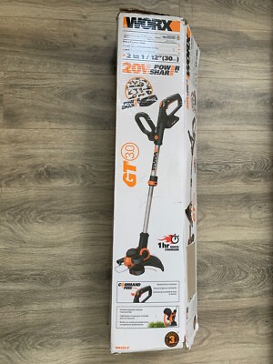 Worx WG163.8 GT 3.0 20V PowerShare 12'' Cordless String Trimmer & Edger