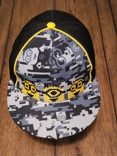 帽子 minion Amazon.com: Minions Boys Baseball Cap - Ages 4-7 Years Black