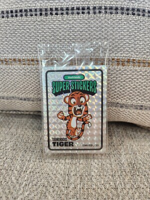 Tremendous Tiger| Veefriends Road To Veecon HOLOGRAM Super Sticker | Limited /55