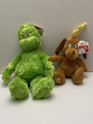 Build-A-Bear Workshop CLASSIC GRINCH The Stole Christmas 18'' And Max