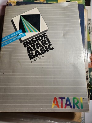 Vintage INSIDE ATARI BASIC MANUAL Atari 400/800