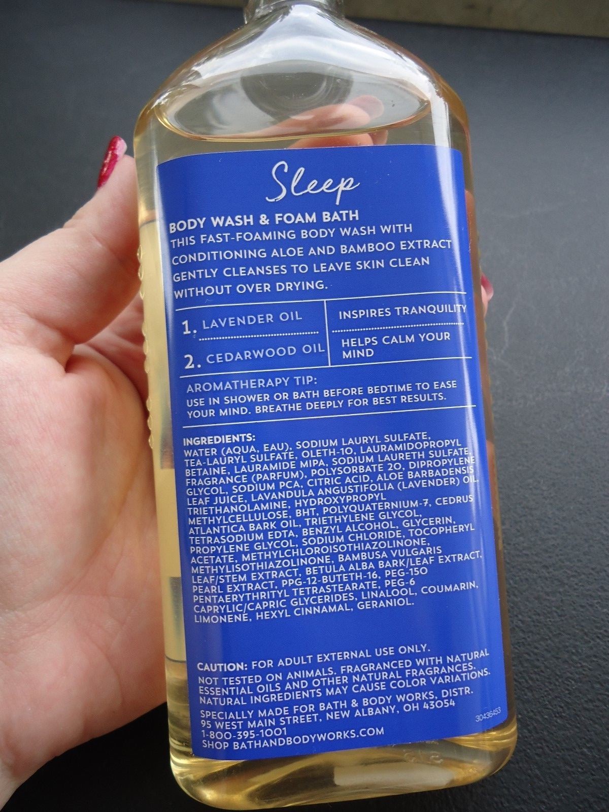 Bath & Body Works Aromatherapy Lavender & Cedarwood Body Lotion & Body Wash Foam