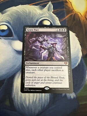 MTG - Grave Pact - CMM 0165 Mythic Rare - NM