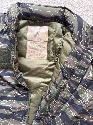 Pre-owned Us Army Cold Weather Parka Primaloft Jacket Ecwcs Tiger Stripe Level 7 All Sizes In Brown