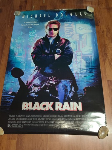 Black Rain 1989 Movie Poster Michael Douglas Ridley Scott 27