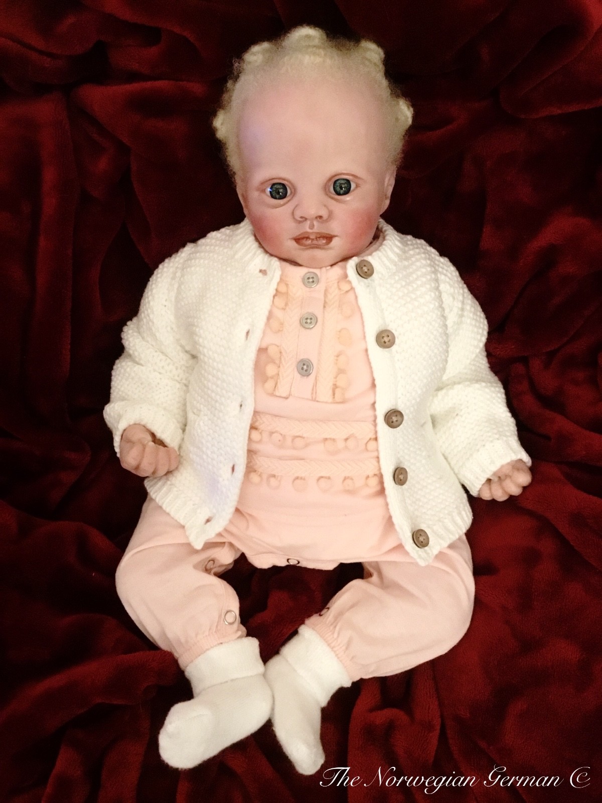 Precious OOAK African Albino | Black Baby Doll ~ Reborn Art Doll Collector