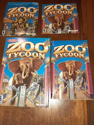Zoo Tycoon for PC (New/Unopened) and Dinosaur Digs for PC (Opened/Barely Used)