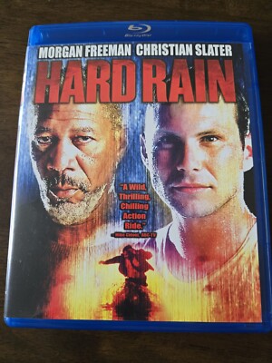 Hard Rain (1998) (Blu-ray, 2010) Christian Slater Morgan Freeman Randy Quaid