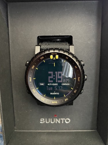 SUUNTO SS014279010 Watch Core All Black Men's Digital Quartz SUUNTO SS014279010 Watch Core All Black Men's Digital Quartz