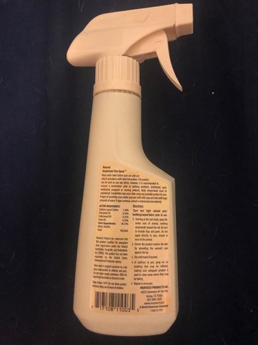 Natural Chemistry Natural Flea Spray for Cats- 8 oz Spray