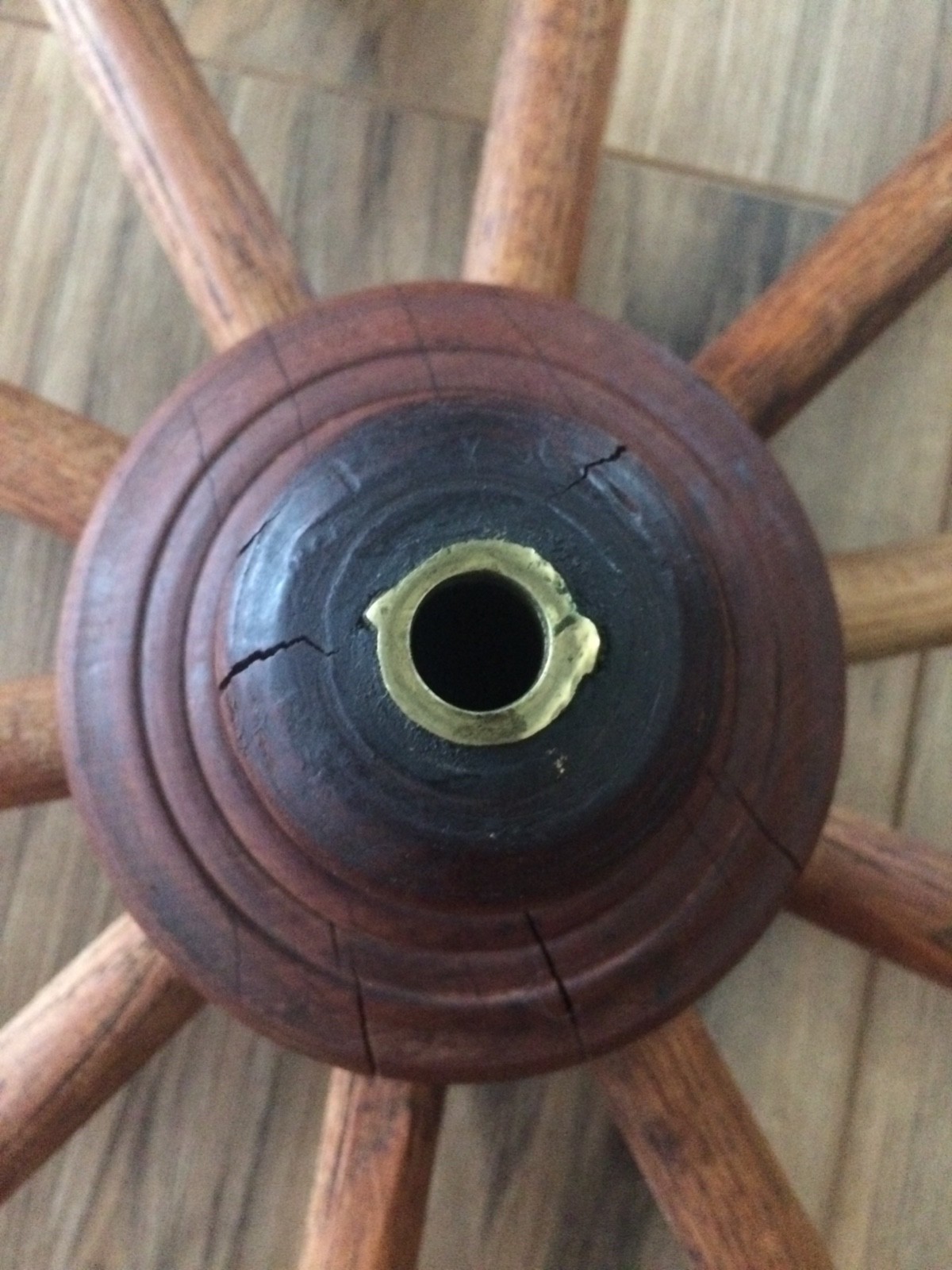 Great, Walking, Wool spinning wheel(wheel only), 46 1/2” New England Style, oak