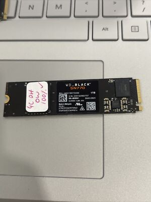 Western Digital SN770 1TB, Internal SSD WD WDBBDL0010BNC WRWM 0 WRITE 100% GH