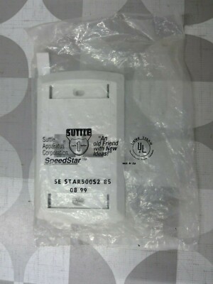 Suttle SE-STAR500S2-85 2 Port Face Plate, White -Missing Screws *Free Shipping*