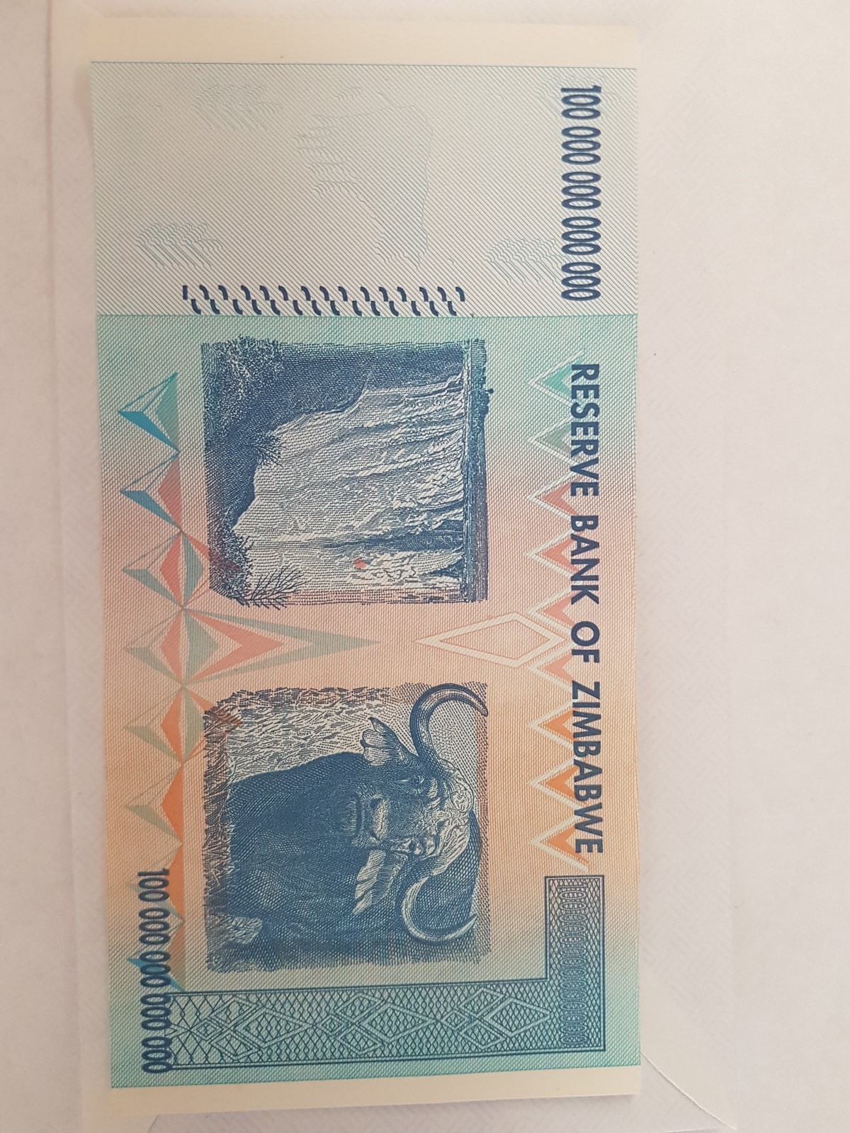 $100 Trillion Zimbabwe 2008 AA - Free Shipping to U.S. and Canada - U.S. Seller