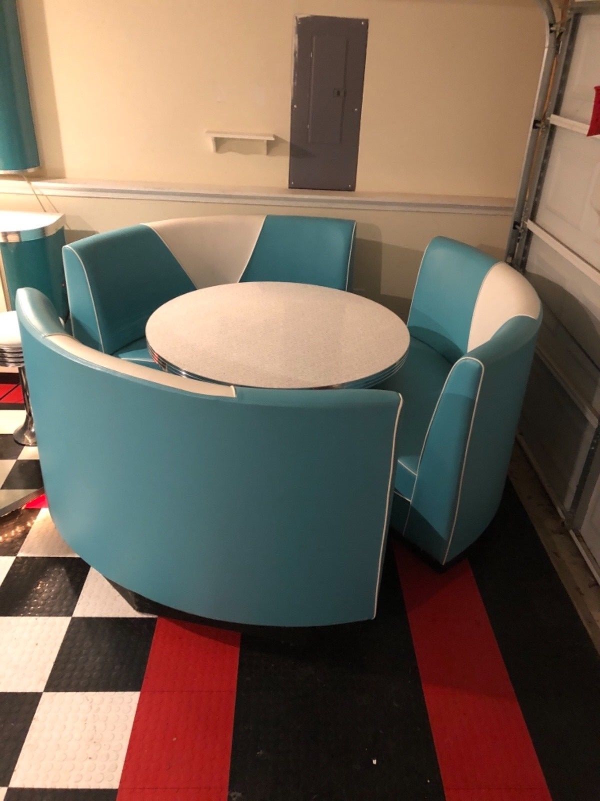 Retro BAR CREDENZA BACKBAR TABLE MODULAR BOOTHS Local Pickup Man Cave Furniture