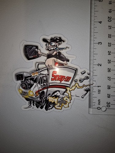 Snap On Hot Rod Vinyl Sticker